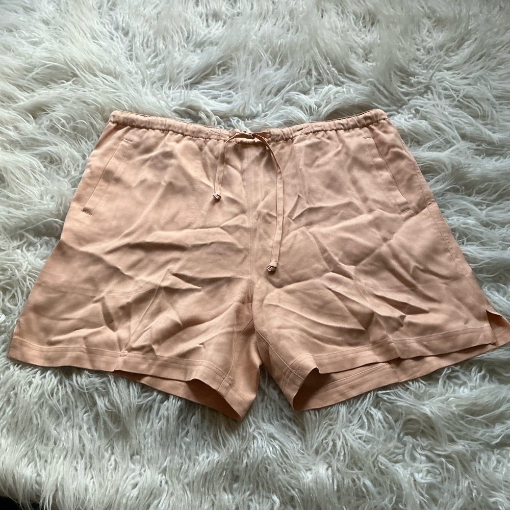 Tommy Bahama Peach Drawstring Women’s Silk Shorts